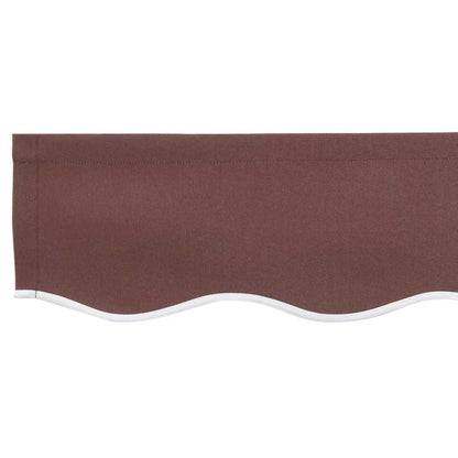 Náhradní Lem Markýzy Hnědý Pruh 230 X 20 Cm Polyester
