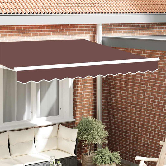 Náhradní Lem Markýzy Hnědý Pruh 230 X 20 Cm Polyester