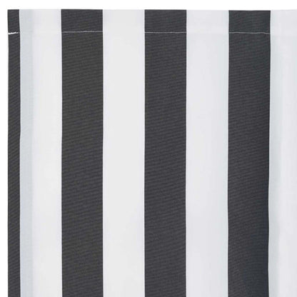 Náhradní Lem Markýzy Antracitová A Bílá 230 X 20 Cm Polyester