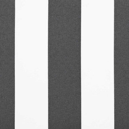 Náhradní Lem Markýzy Antracitová A Bílá 230 X 20 Cm Polyester
