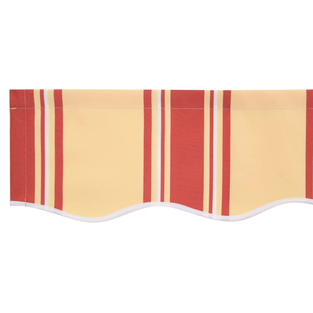 Náhradní Lem Markýzy Žlutá A Oranžová 230 X 20 Cm Polyester