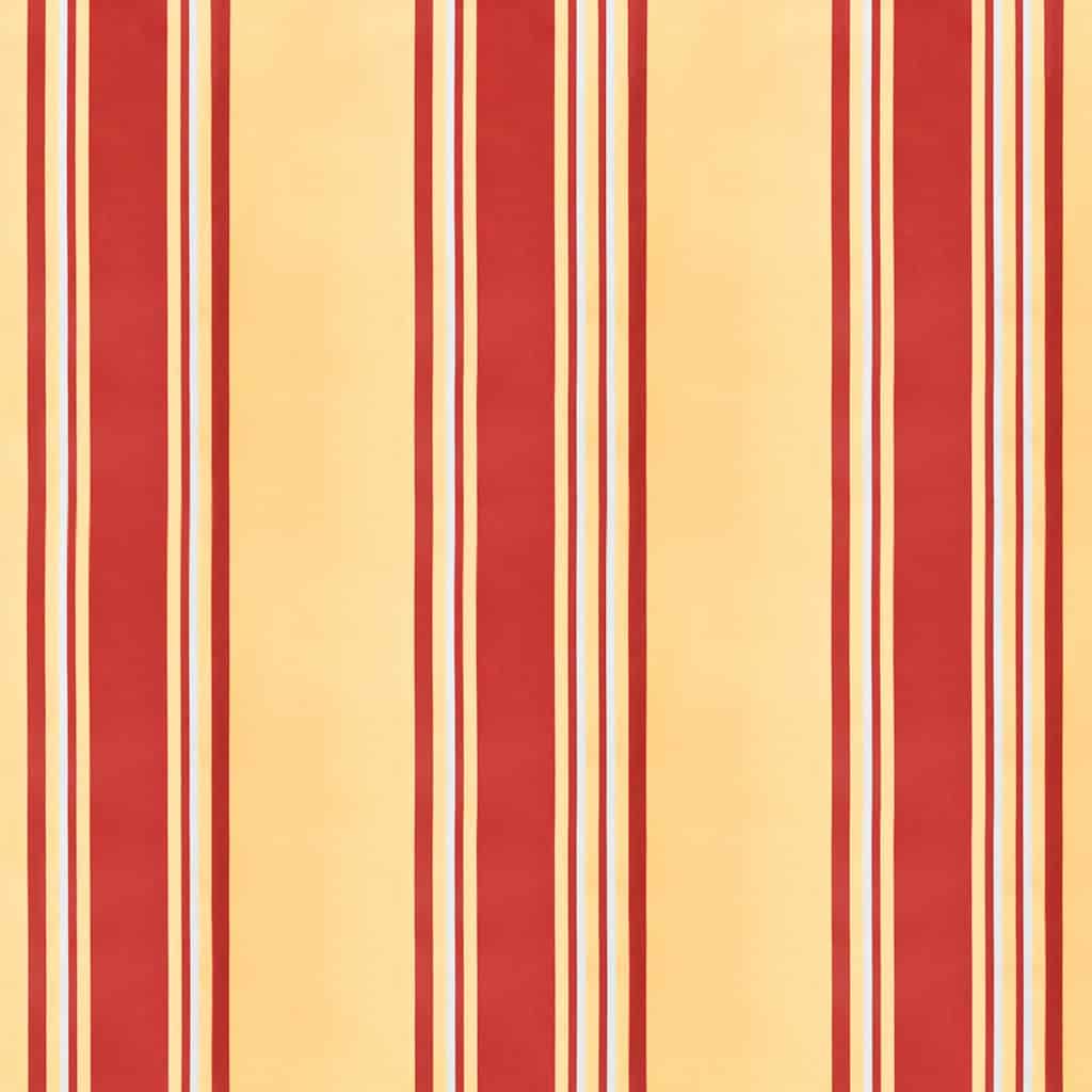 Náhradní Lem Markýzy Žlutá A Oranžová 230 X 20 Cm Polyester