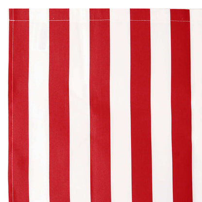 Náhradní Lem Markýzy Červená A Bílá 230 X 20 Cm Polyester