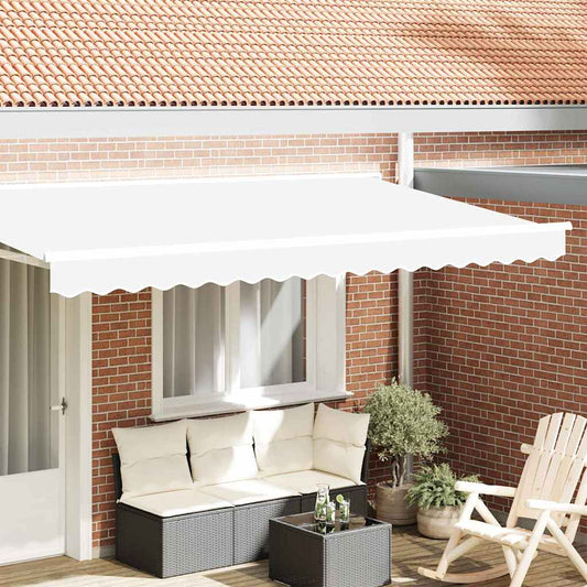 Náhradní Lem Markýzy Bílá 380 X 20 Cm Polyester
