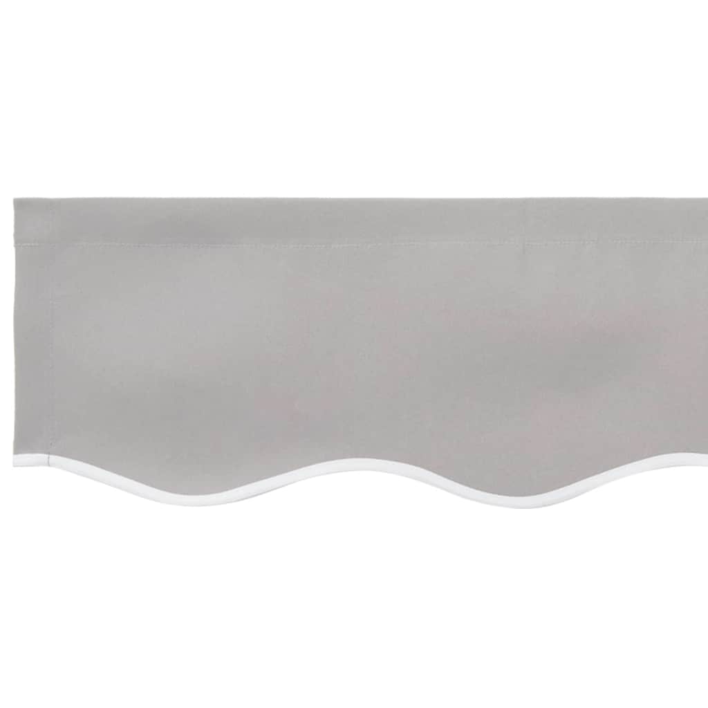 Náhradní Lem Markýzy Světle Šedá 330 X 20 Cm Polyester
