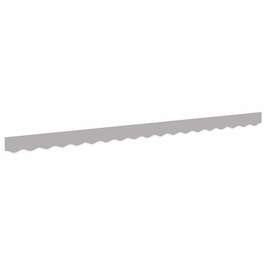 Náhradní Lem Markýzy Světle Šedá 380 X 20 Cm Polyester