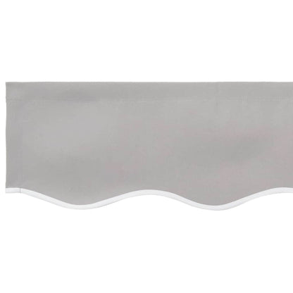Náhradní Lem Markýzy Světle Šedá 480 X 20 Cm Polyester