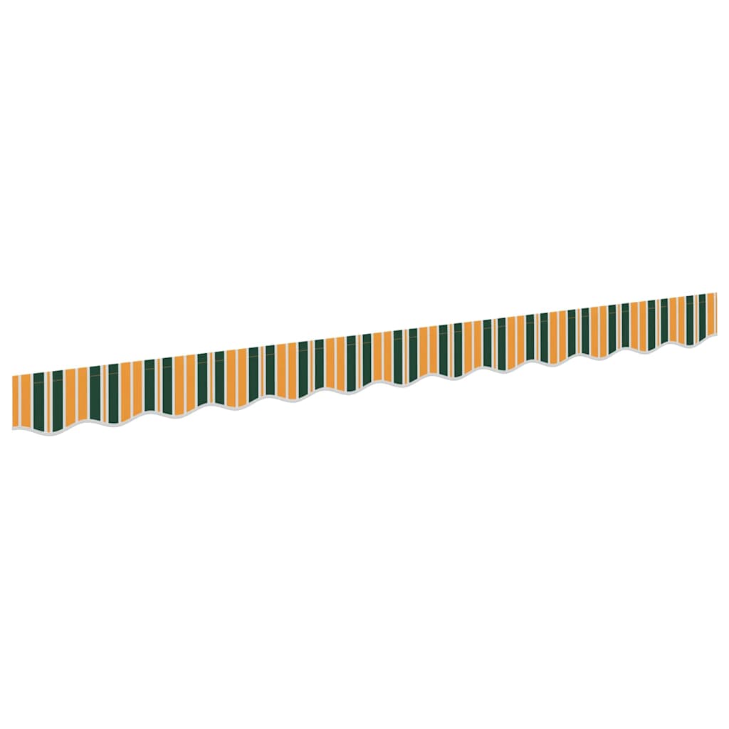 Náhradní Lem Markýzy Zelená A Žlutá 230 X 20 Cm Polyester