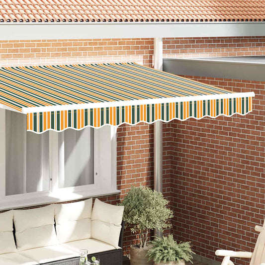 Náhradní Lem Markýzy Zelená A Žlutá 330 X 20 Cm Polyester