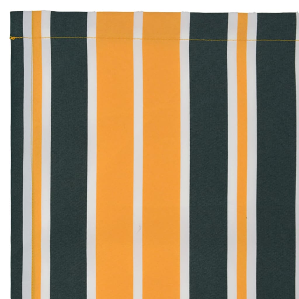 Náhradní Lem Markýzy Zelená A Žlutá 430 X 20 Cm Polyester