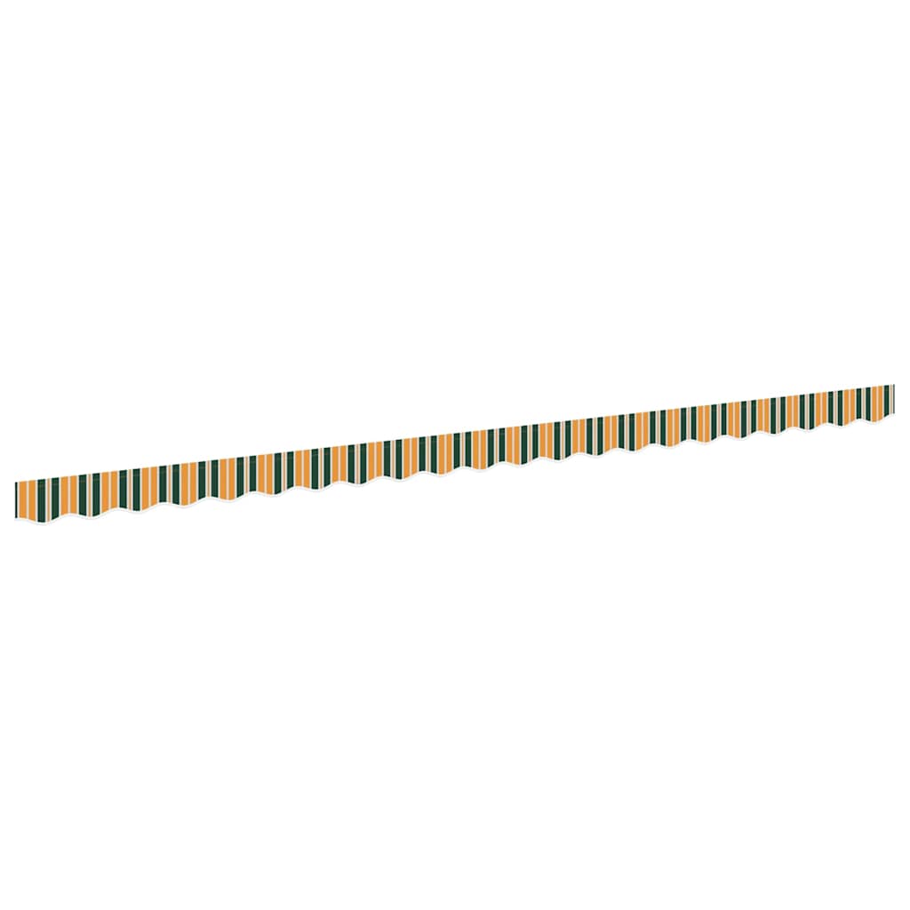 Náhradní Lem Markýzy Zelená A Žlutá 480 X 20 Cm Polyester