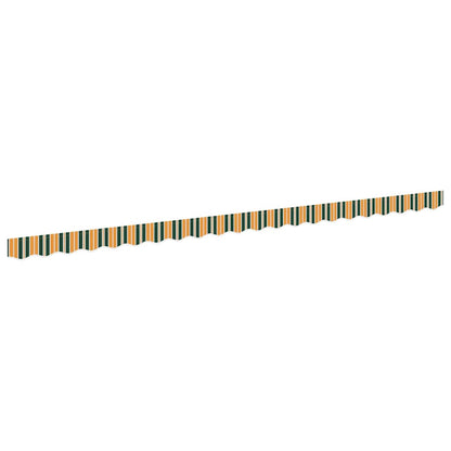 Náhradní Lem Markýzy Zelená A Žlutá 480 X 20 Cm Polyester