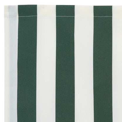 Náhradní Lem Markýzy Zelená A Bílá 330 X 20 Cm Polyester