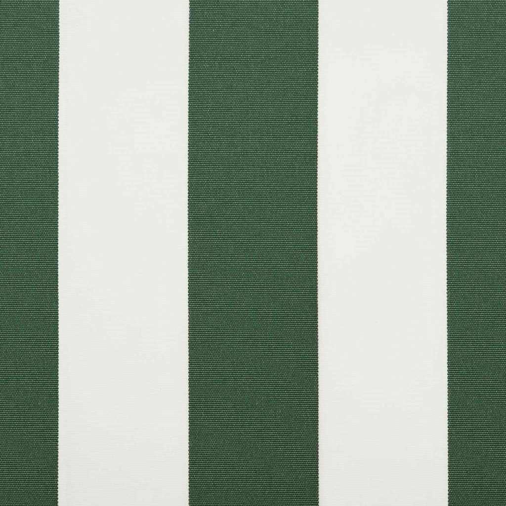 Náhradní Lem Markýzy Zelená A Bílá 380 X 20 Cm Polyester