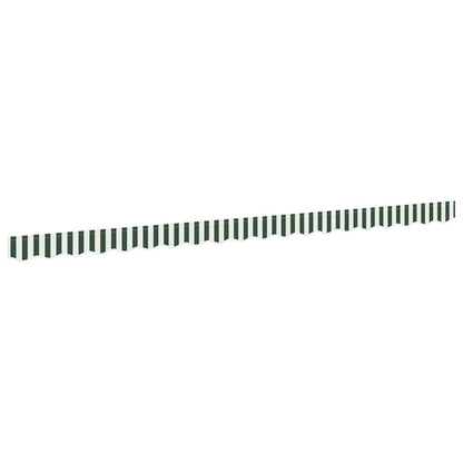 Náhradní Lem Markýzy Zelená A Bílá 430 X 20 Cm Polyester