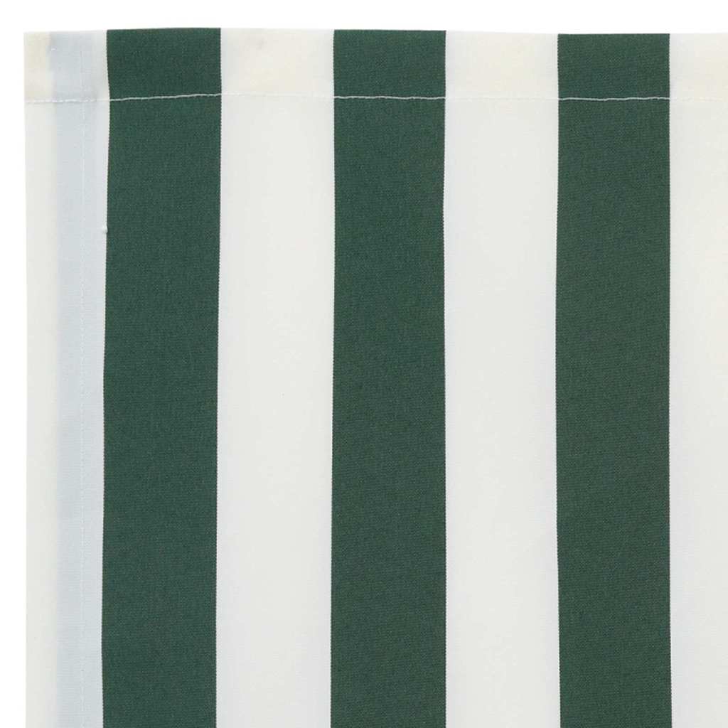 Náhradní Lem Markýzy Zelená A Bílá 580 X 20 Cm Polyester
