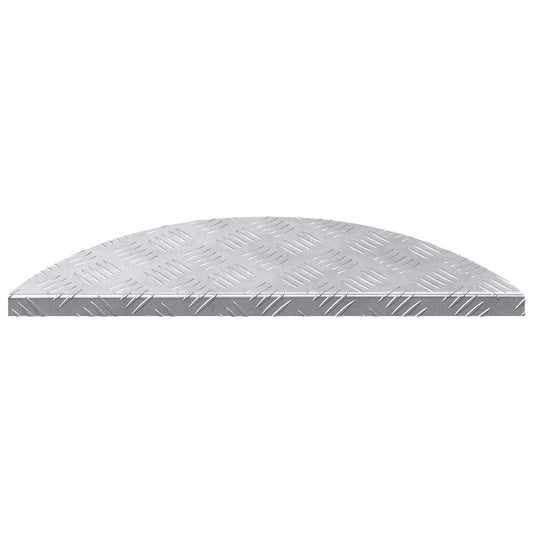 Schodové Nášlapy 5 Ks 60 X 18 X 2,5 Cm Stříbrná Hliník