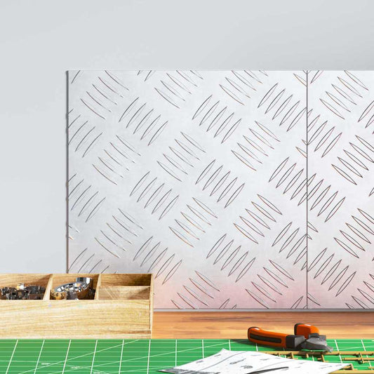 Schodové Nášlapy 2 Ks 30 X 30 Cm Stříbrná Hliník Čtvercový