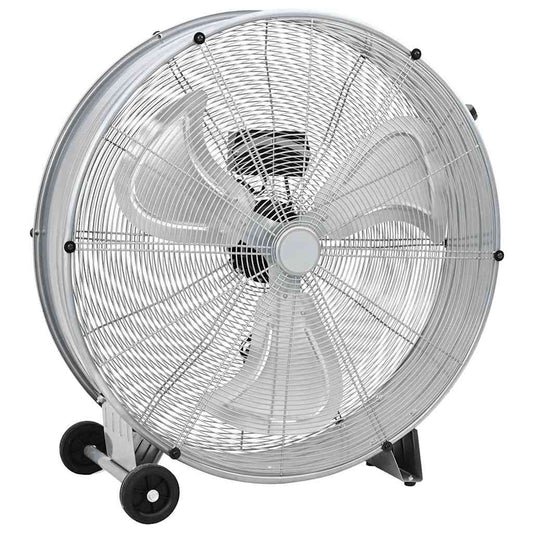 Bubenový Ventilátor S Kolem 79 X 37 X 82 Cm Hliník