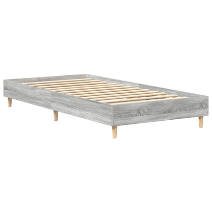 Rám Postele Šedá Sonoma 203 X 93 X 25 Cm Kompozitní Dřevo