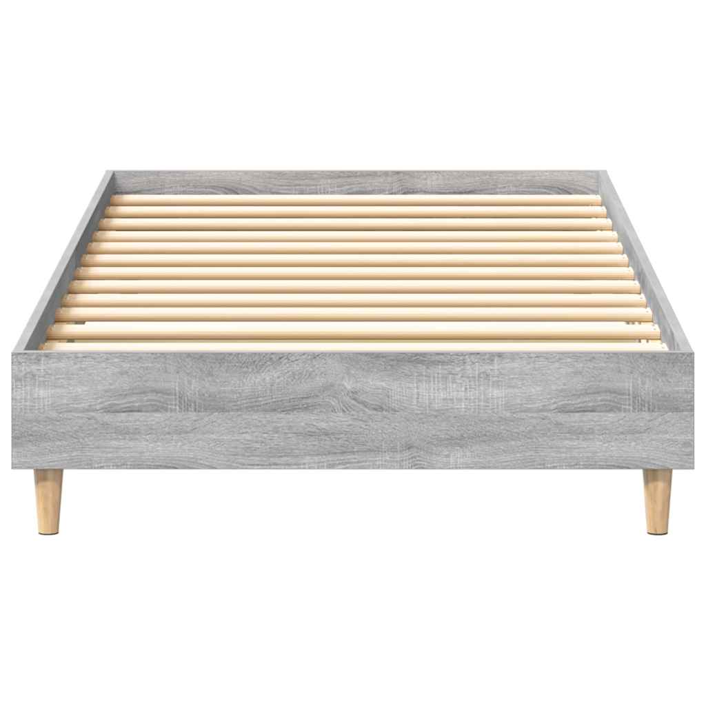 Rám Postele Šedá Sonoma 203 X 93 X 25 Cm Kompozitní Dřevo