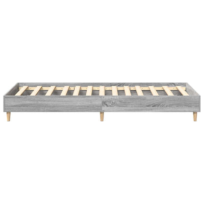 Rám Postele Šedá Sonoma 203 X 93 X 25 Cm Kompozitní Dřevo