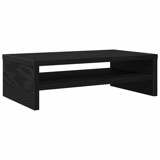 Stojan Na Monitor Černý Dub 42 X 24 X 13 Cm, Dřevo