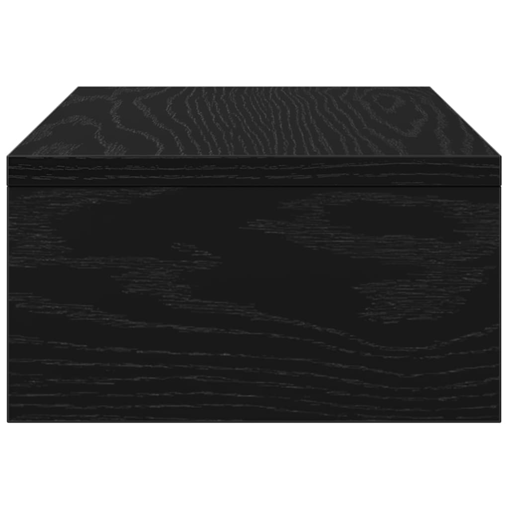 Stojan Na Monitor Černý Dub 42 X 24 X 13 Cm, Dřevo