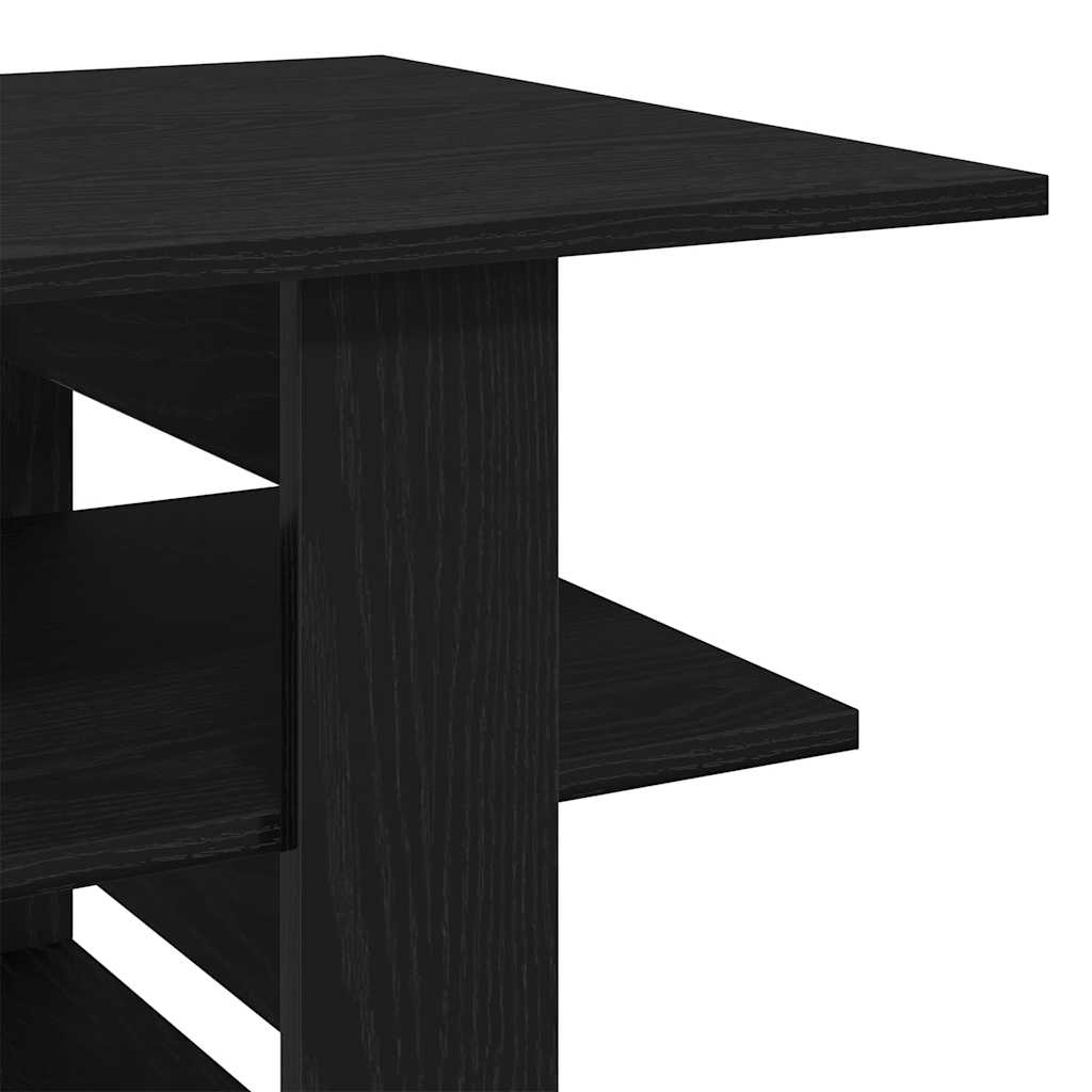 Konferenční Stolek Černý Dub 102 X 55 X 42 Cm Kompozitní Dřevo