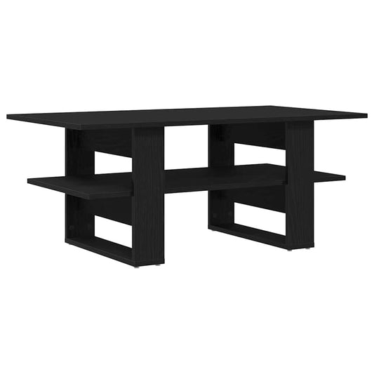 Konferenční Stolek Černý Dub 102 X 55 X 42 Cm Kompozitní Dřevo