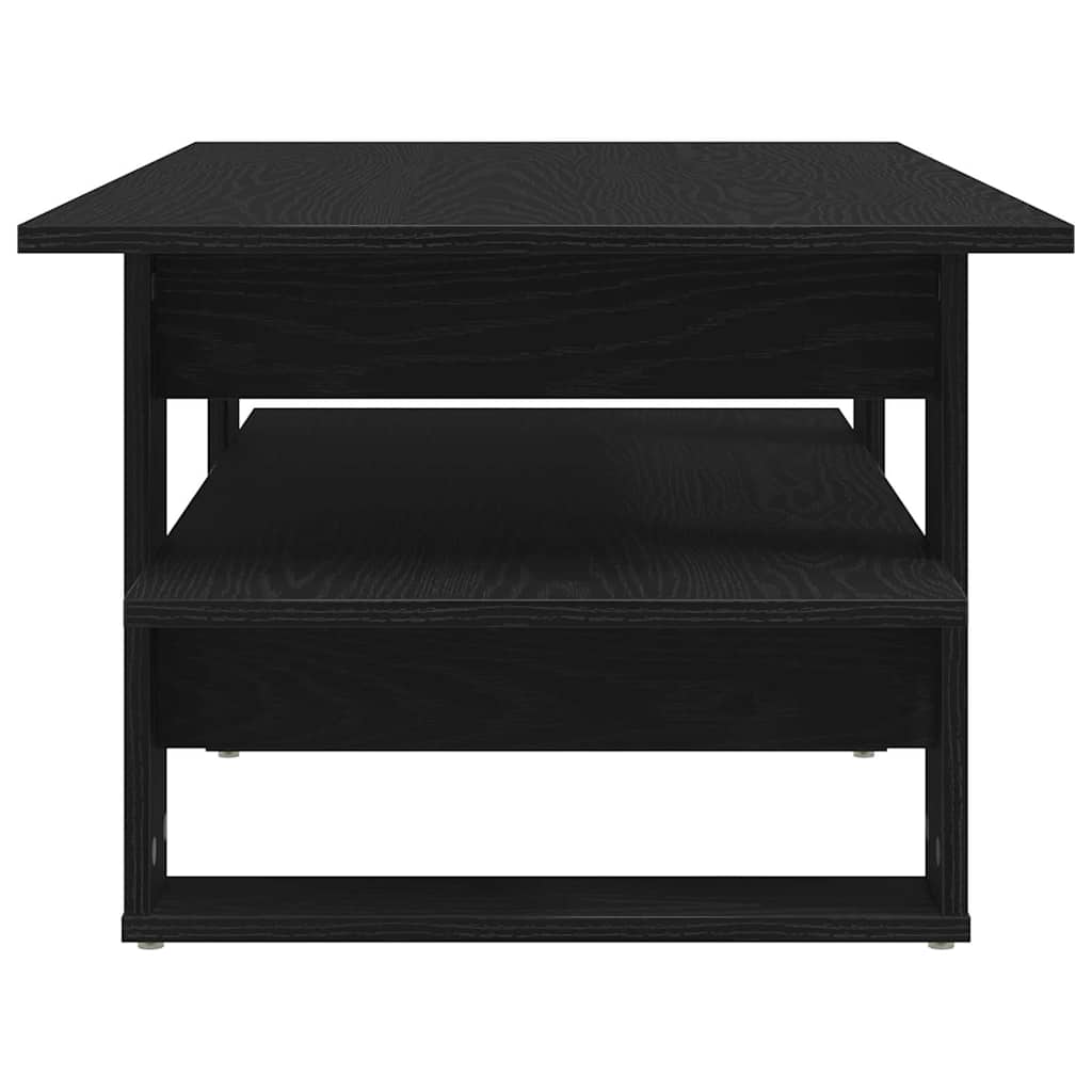 Konferenční Stolek Černý Dub 102 X 55 X 42 Cm Kompozitní Dřevo
