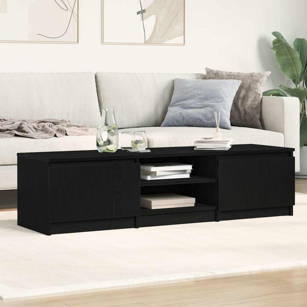 Tv Stolek Černý Dub 140 X 40 X 36 Cm, Dřevo