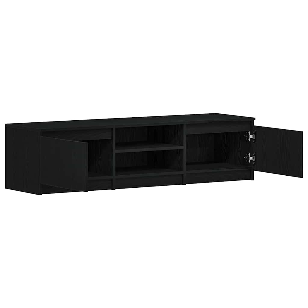 Tv Stolek Černý Dub 140 X 40 X 36 Cm, Dřevo