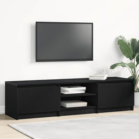 Tv Stolek Černý Dub 140 X 40 X 36 Cm, Dřevo