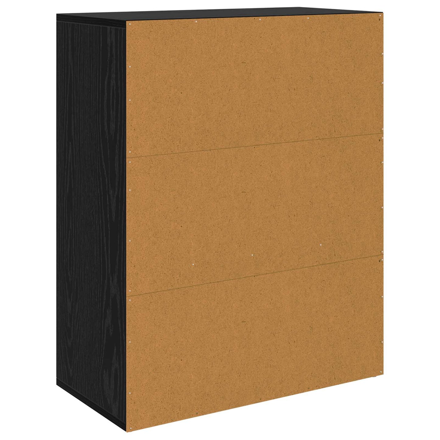 Servírovací Skříň Černý Dub 60 X 30 X 75 Cm Kompozitní Dřevo