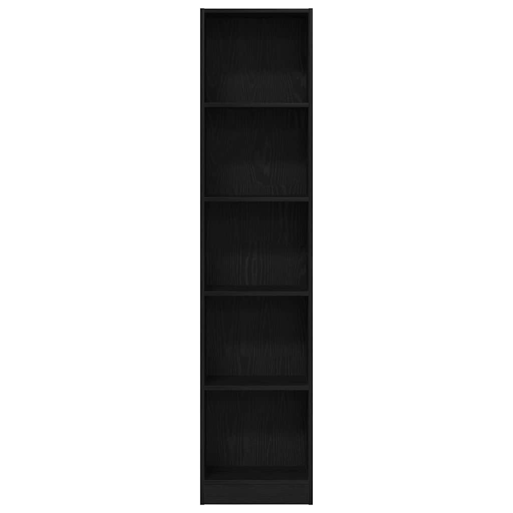 Knihovna Černý Dub 40 X 24 X 176 Cm, Dřevěné