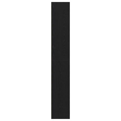 Knihovna 60X30X Dřevěná Konstrukce Černý Dub