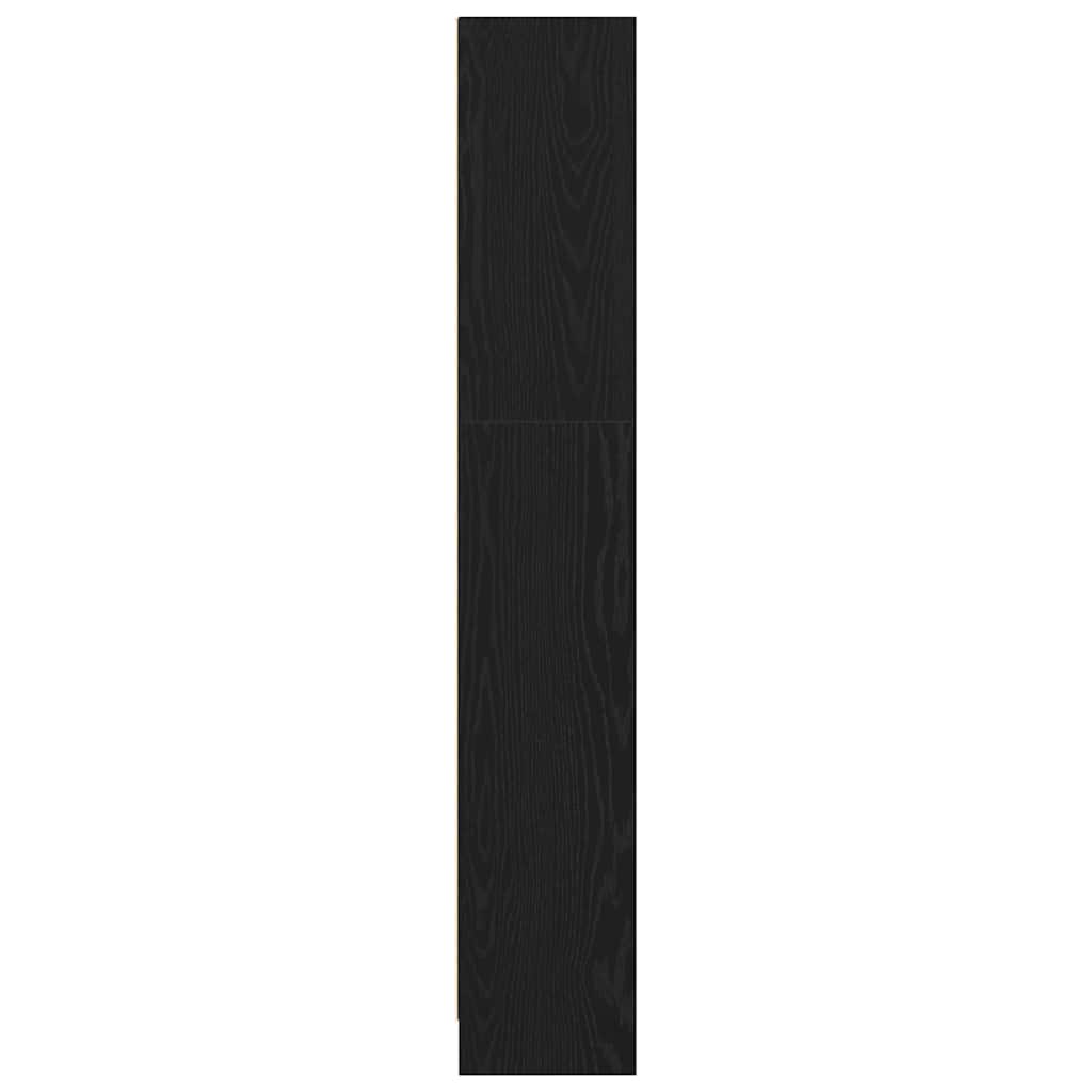 Knihovna 60 X 24 X 143 Cm Kompozitní Dřevo Černý Dub