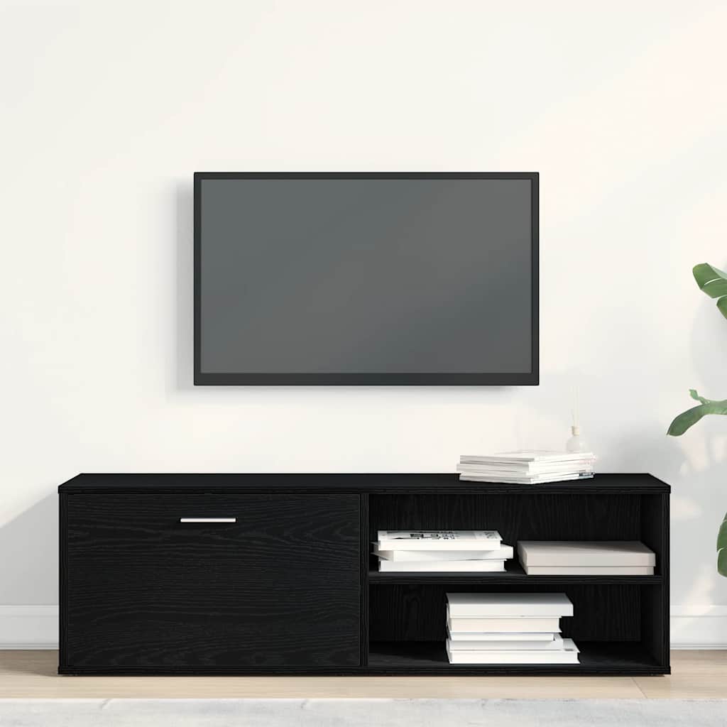 Tv Stolek Černý Dub 120 X 34 X 37 Cm, Dřevo
