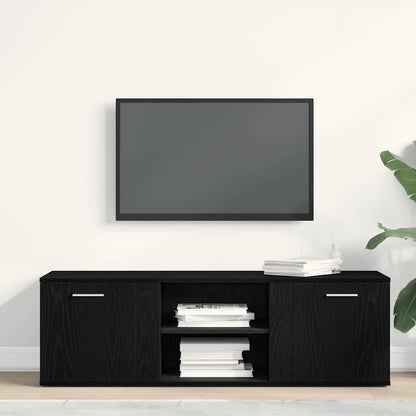 Tv Stolek Černý Dub 120 X 34 X 37 Cm, Dřevo
