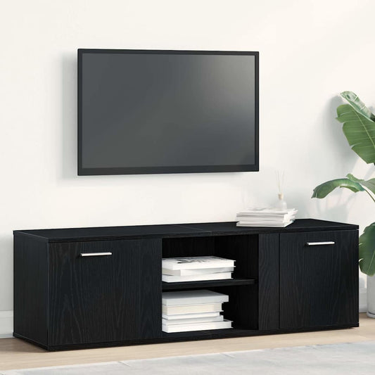Tv Stolek Černý Dub 120 X 34 X 37 Cm, Dřevo