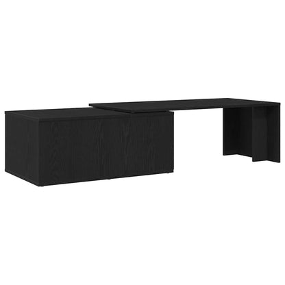 Konferenční Stolek Černý Dub 150 X 50 X 35 Cm Kompozitní Dřevo