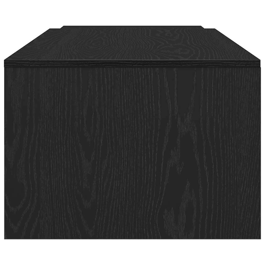 Konferenční Stolek Černý Dub 150 X 50 X 35 Cm Kompozitní Dřevo