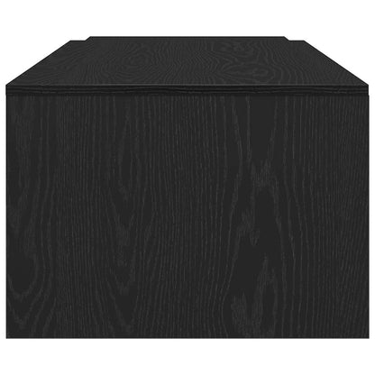 Konferenční Stolek Černý Dub 150 X 50 X 35 Cm Kompozitní Dřevo