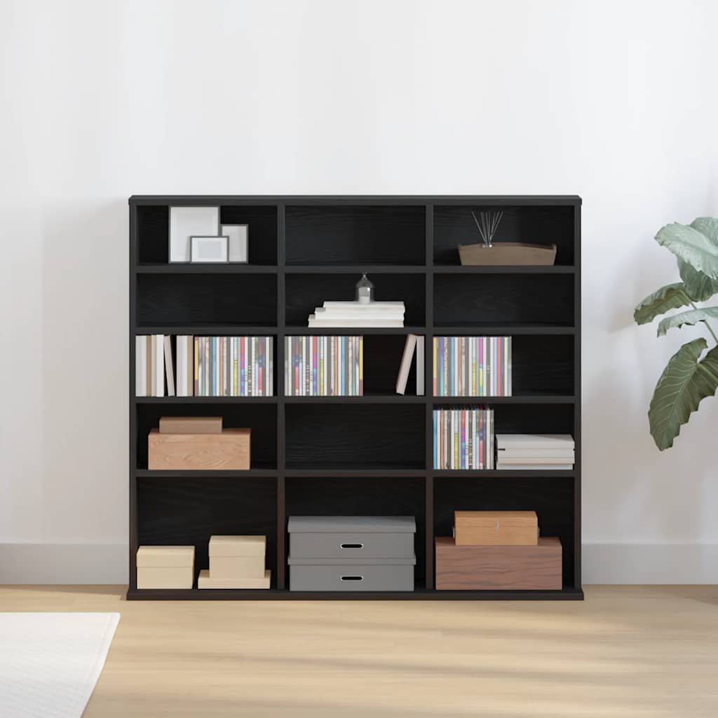 Skříňka Na Cd Betonově Šedá 100 X 23 X 89,5 Cm Kompozitní Dřevo