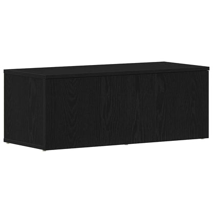 Televizní Skříň 80X34X30 Cm Černý Dub Kompozitní Dřevo