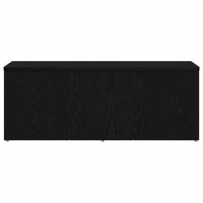 Televizní Skříň 80X34X30 Cm Černý Dub Kompozitní Dřevo