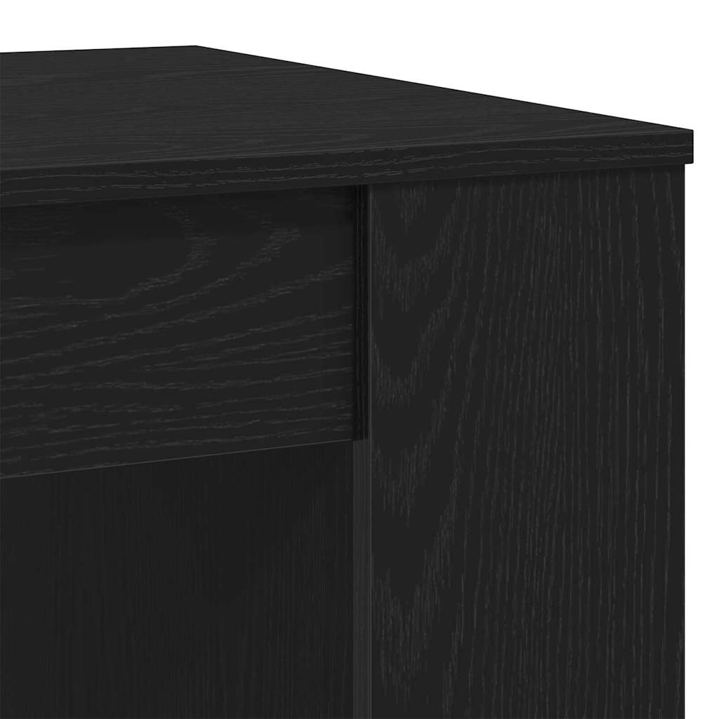 Konferenční Stolek Černý Dub 102 X 55 X 42 Cm Kompozitní Dřevo