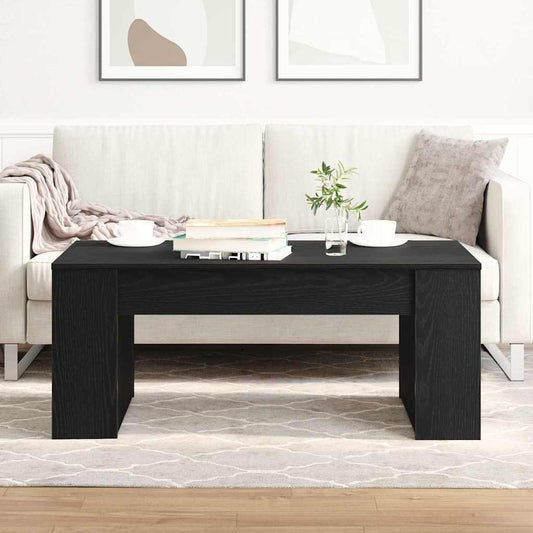 Konferenční Stolek Černý Dub 102 X 55 X 42 Cm Kompozitní Dřevo