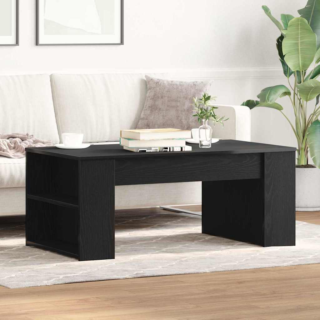 Konferenční Stolek Černý Dub 102 X 55 X 42 Cm Kompozitní Dřevo